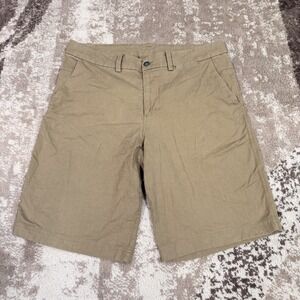 Lululemon The Works Shorts Mens 34 Brown Athleisure Chino Casual Golf Gym